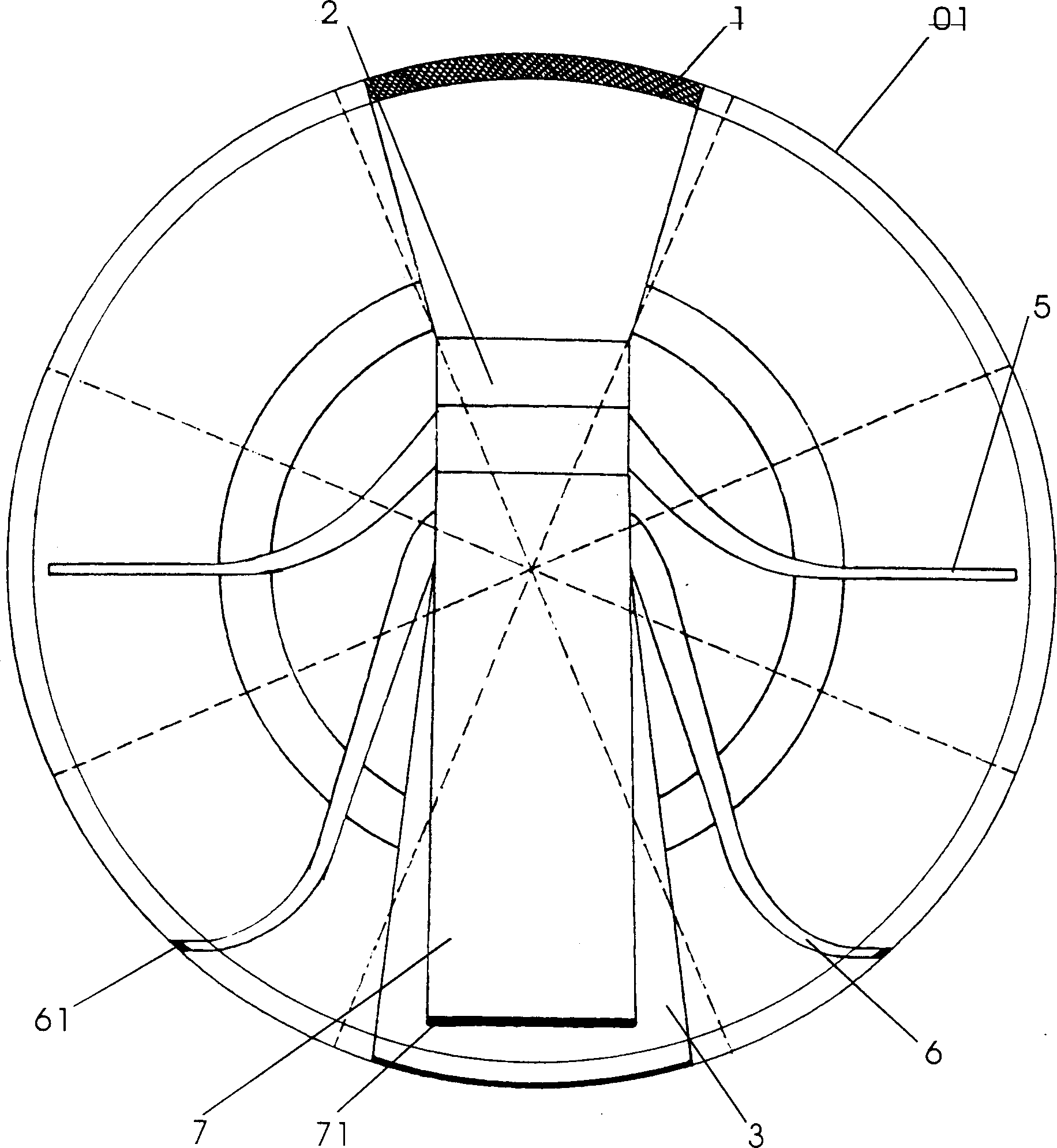 Structure of controlling flying posture of aircraft