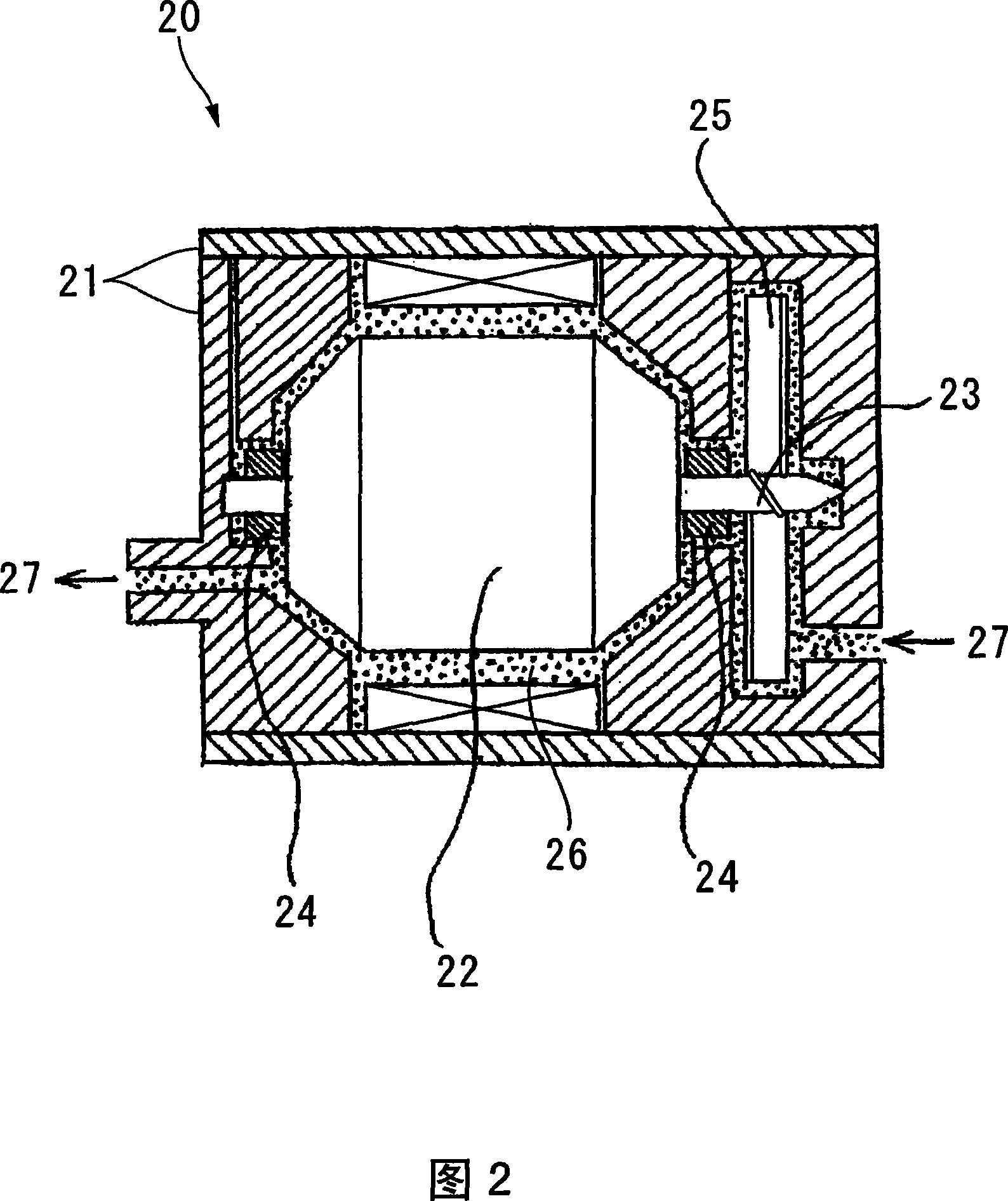 Bearing of motor driven fuel pump