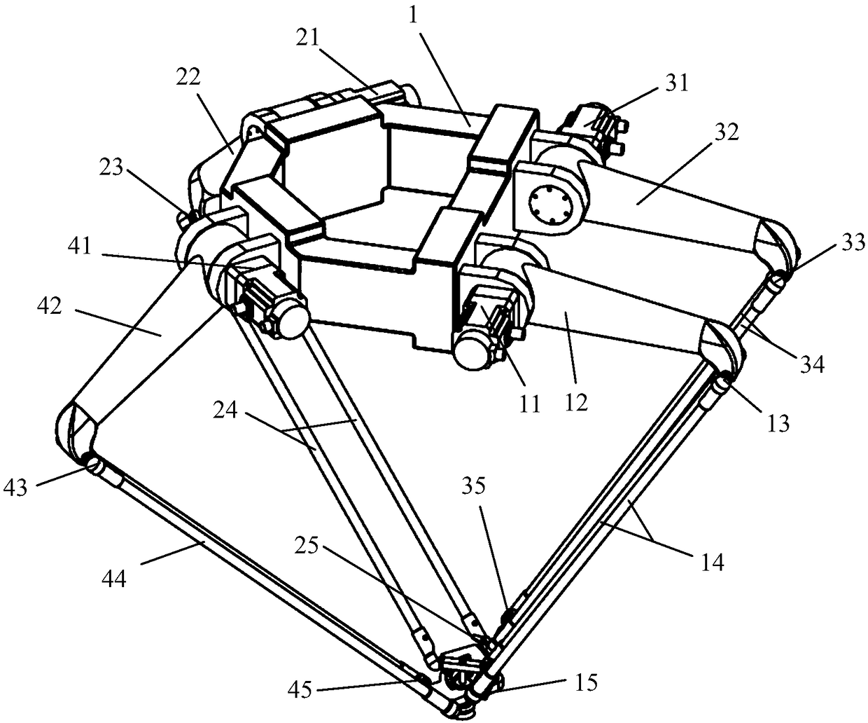A Parallel Robot Mechanism Realizing Scara Motion