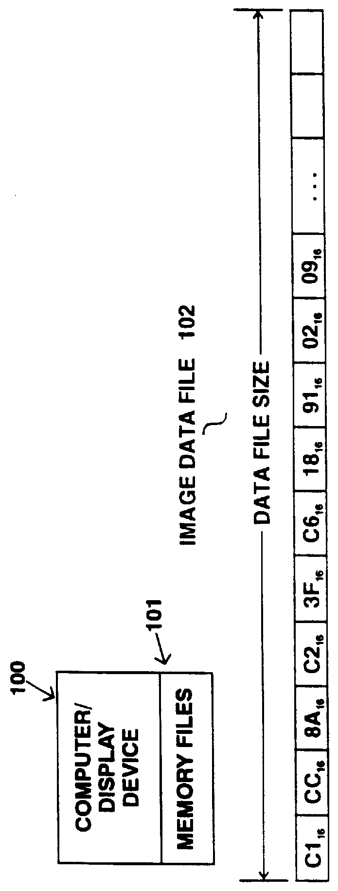 System and method to display raster images with negligible delay time and reduced memory requirements