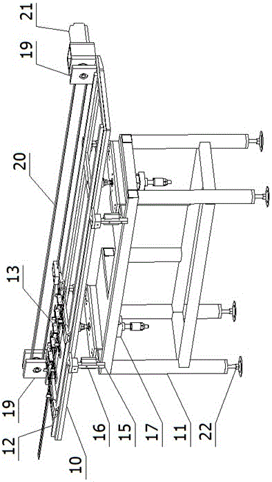 Multi-leg rectangular stirrup welding device