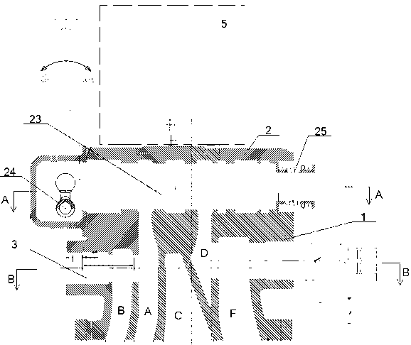 Controller of electrically controlled three-speed medium voltage motor and operation mode of controller