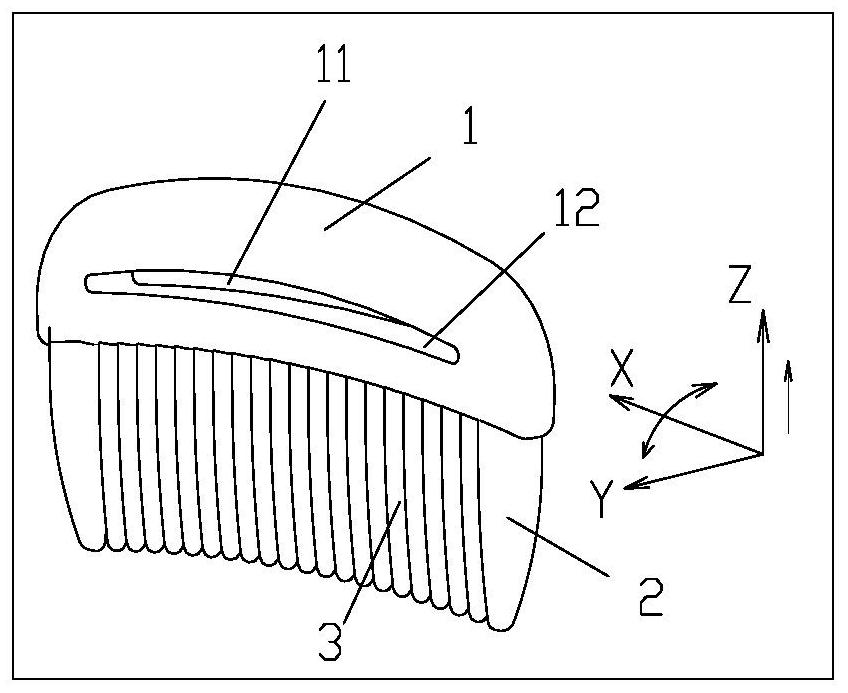 Flexible gear shaping comb