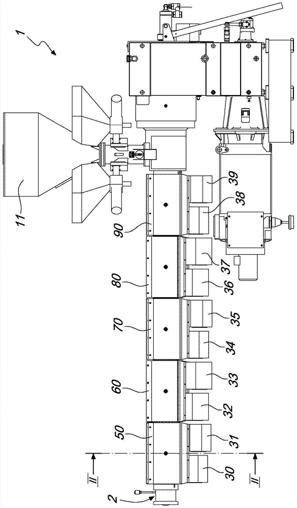 Extrusion machine with improved temperature control system