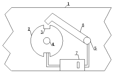 Locking device of robot