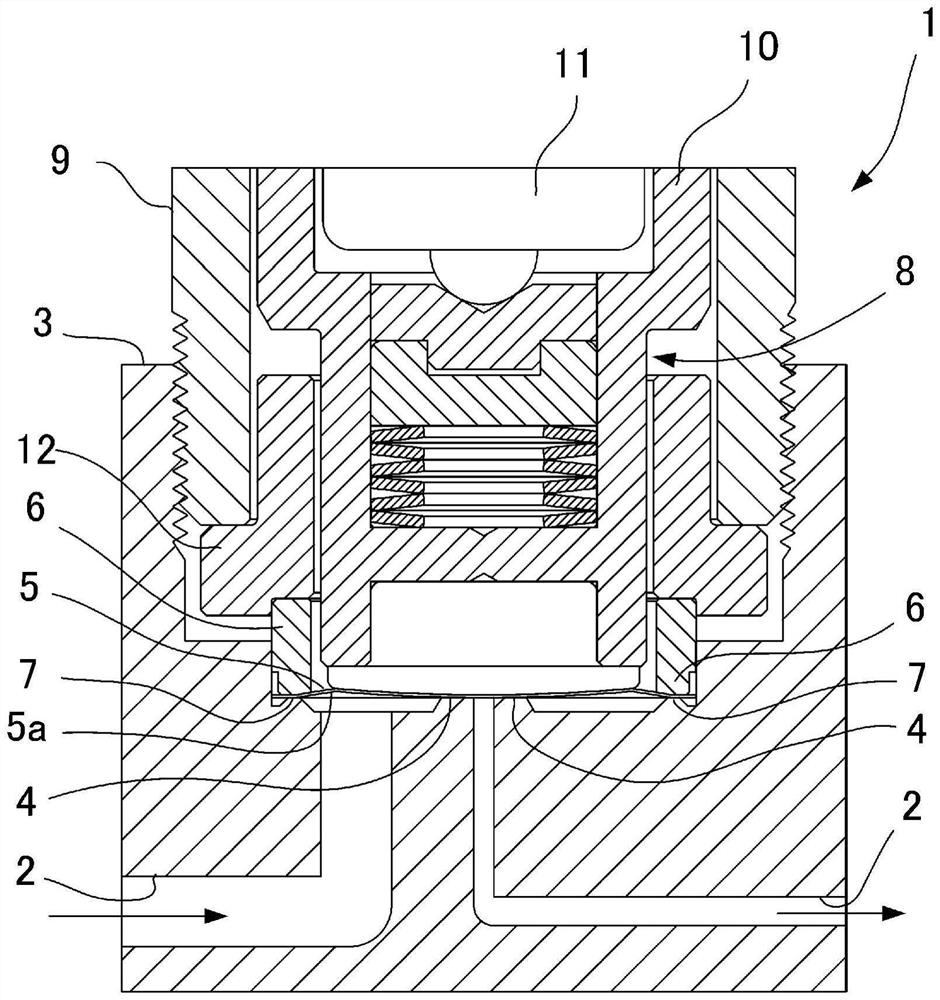 Diaphragm valve