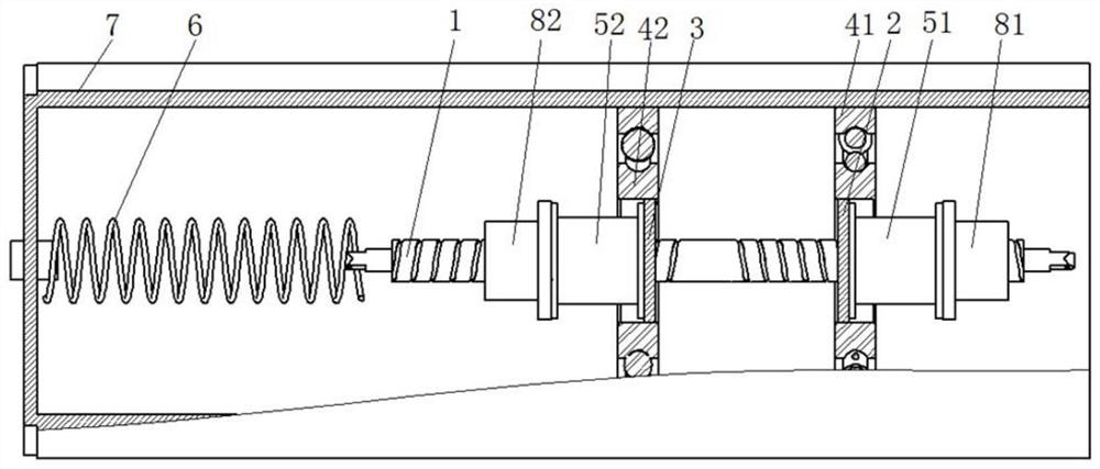 A prestressed self-balancing inertial capacity damper with unilateral tension