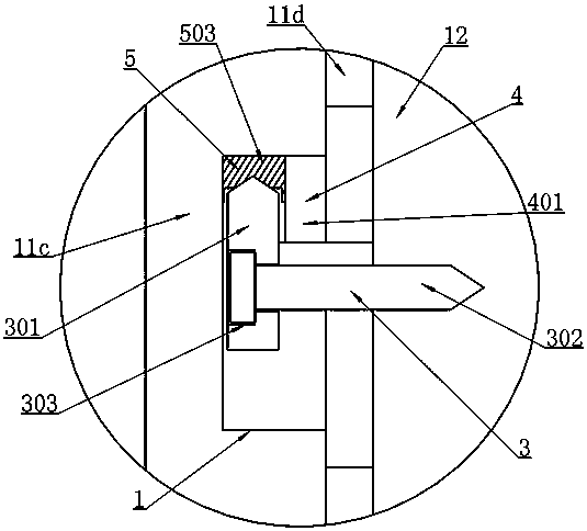 Self-pasting interior wall hanging plate assembly adopting combined mounting manner