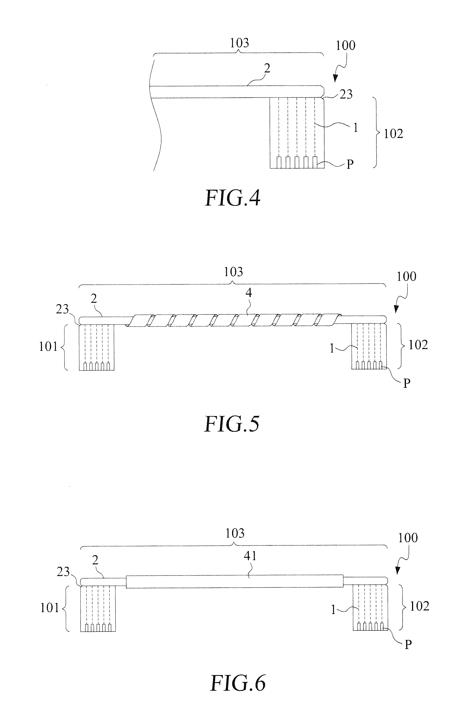 Flexible circuit board with tear protection structure