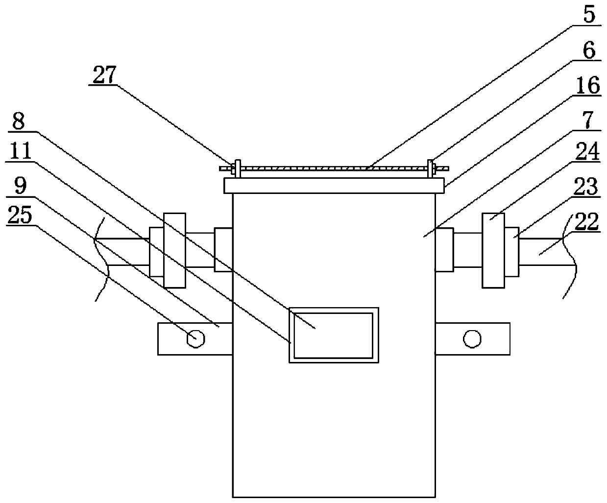 Protection device for electrochemical sensor and based on graphene composite material