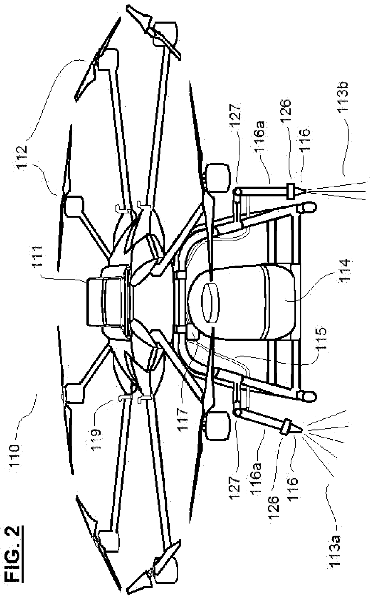 Drone systems for cleaning solar panels and methods of using the same