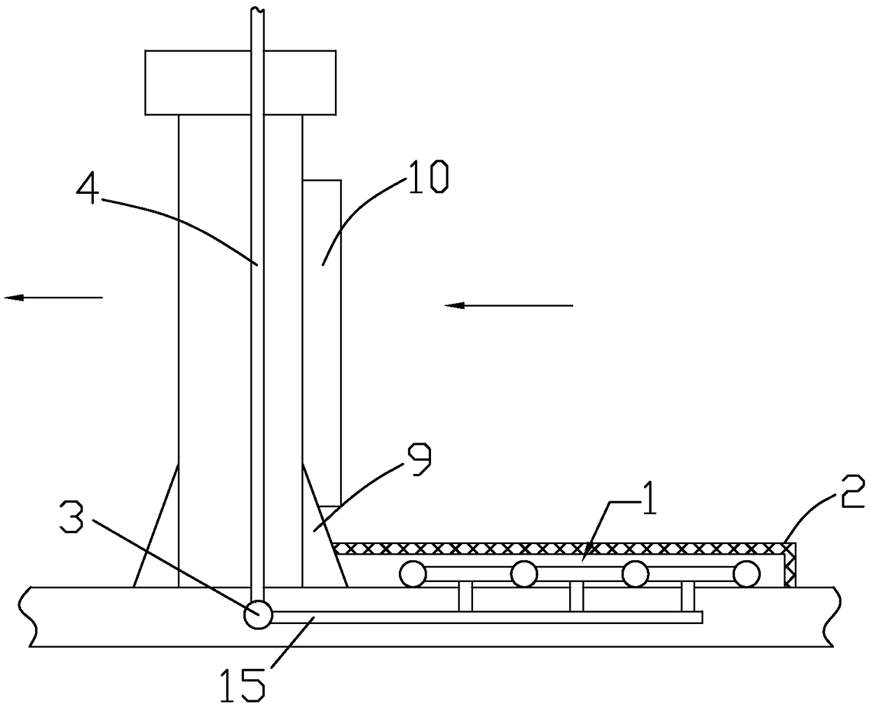 River silt cleaning device and construction method