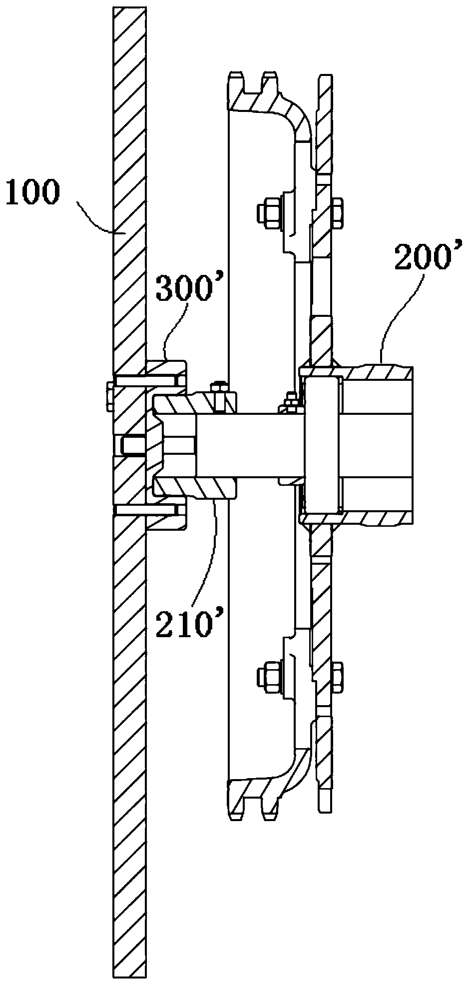 Method used for replacing escalator driving spindle