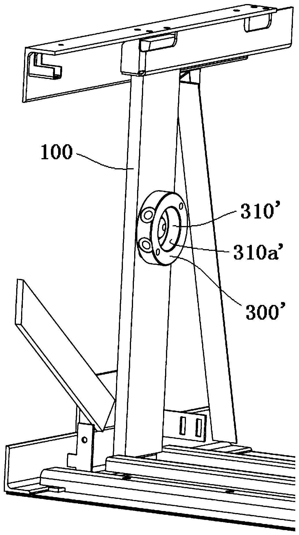 Method used for replacing escalator driving spindle