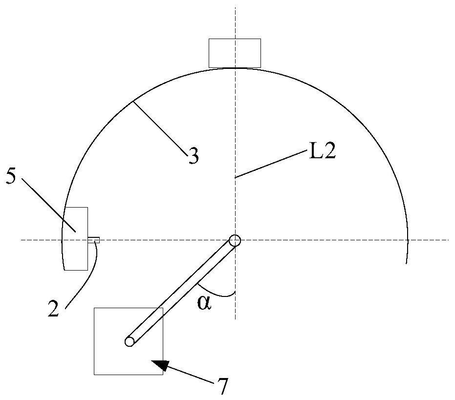 ISO precision test method and test system for multi-axis medical interventional therapy equipment