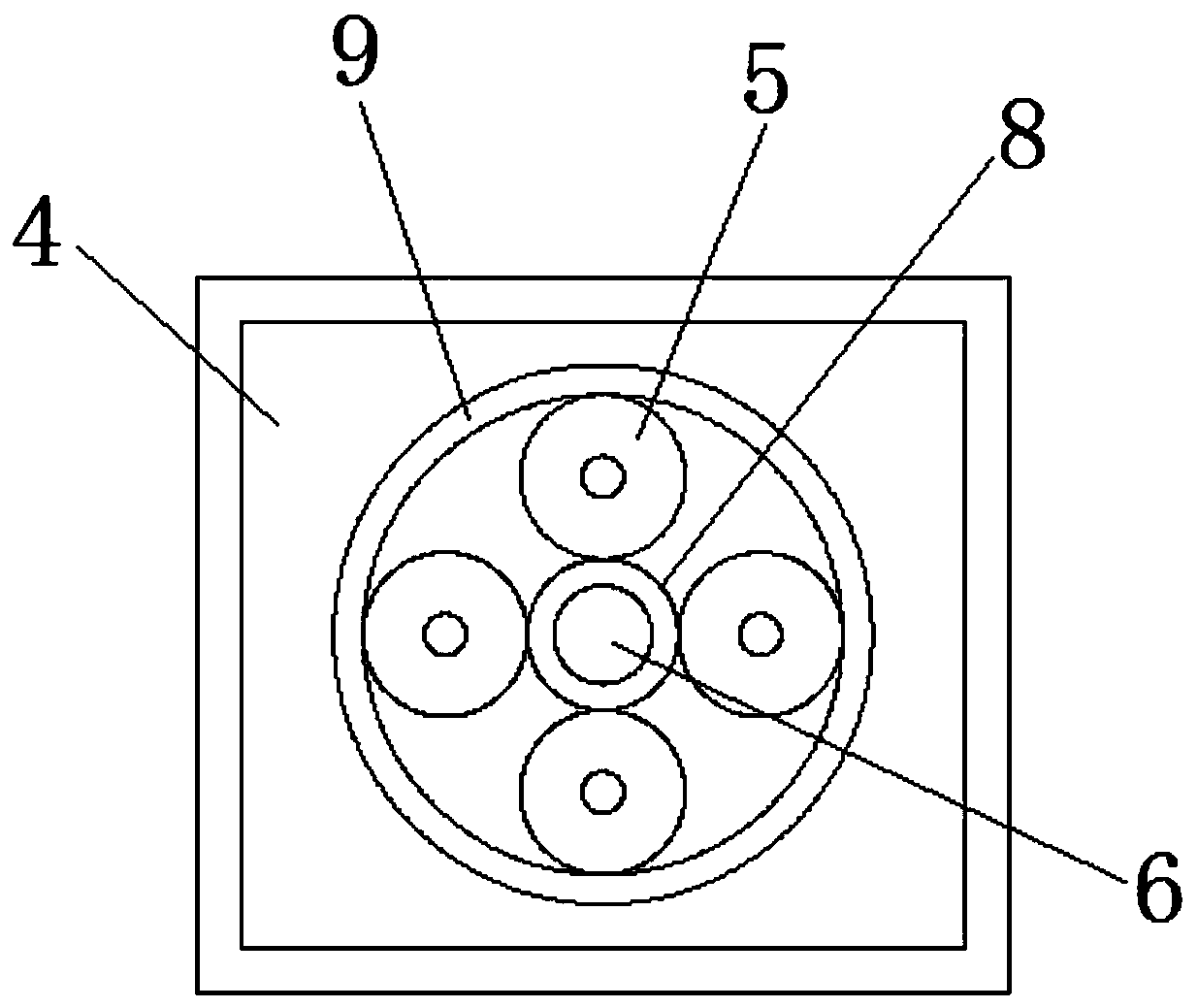 Intelligent electricity-saving energy-saving slurry stirring device