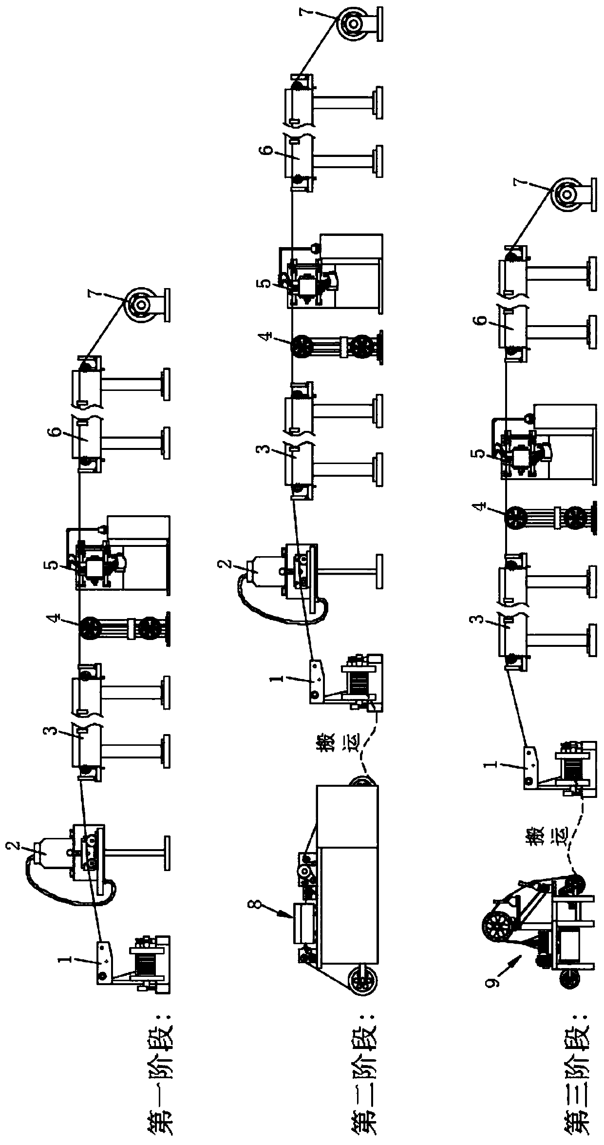 Production method and production equipment of high-voltage damping wire