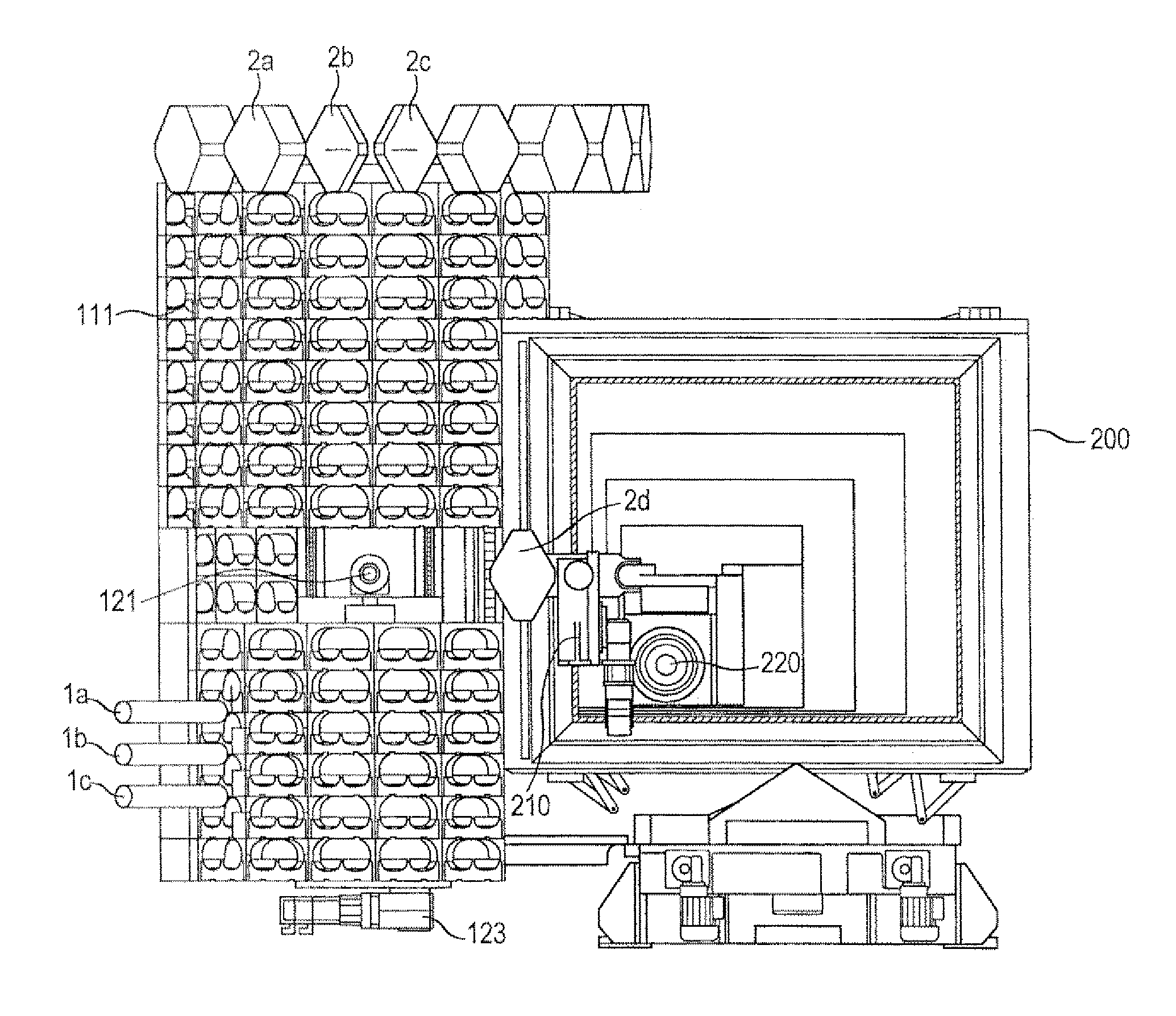 System for Changing and Inserting or Placing Tools on a Machine Tool and Tool Magazine for Storing Tools