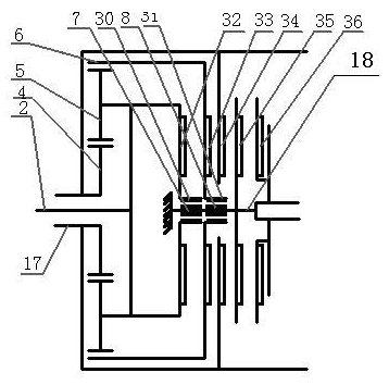 Electric stepless speed changer with three-gear speed change function and power drive mode thereof