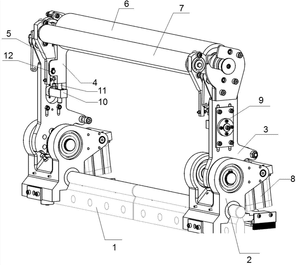 Slitting dual-pressure roll and winding method thereof
