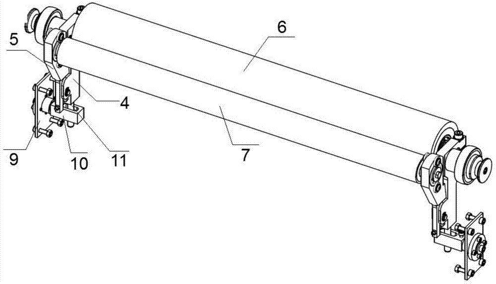 Slitting dual-pressure roll and winding method thereof