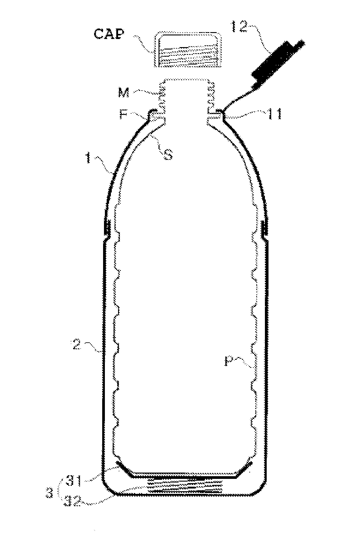 Container for pet bottle