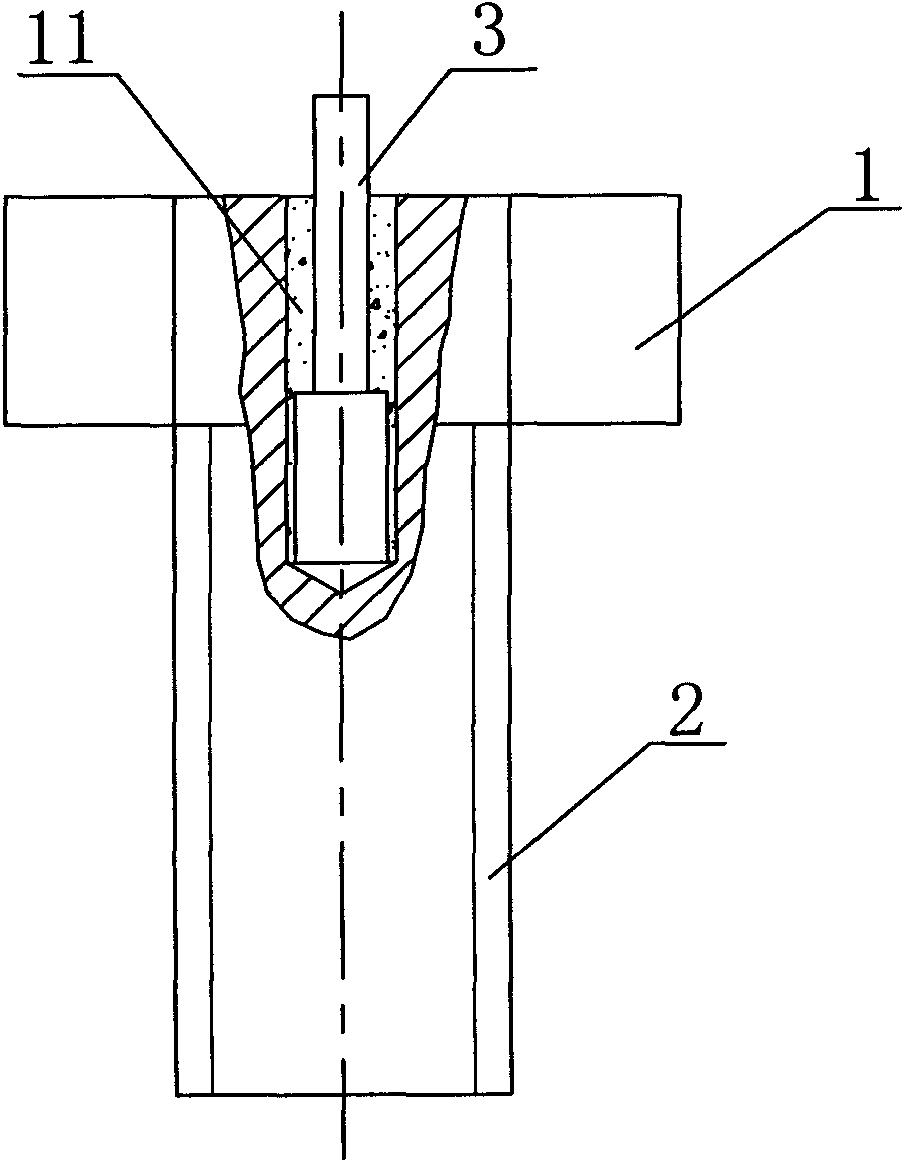 Temperature-measuring bolt