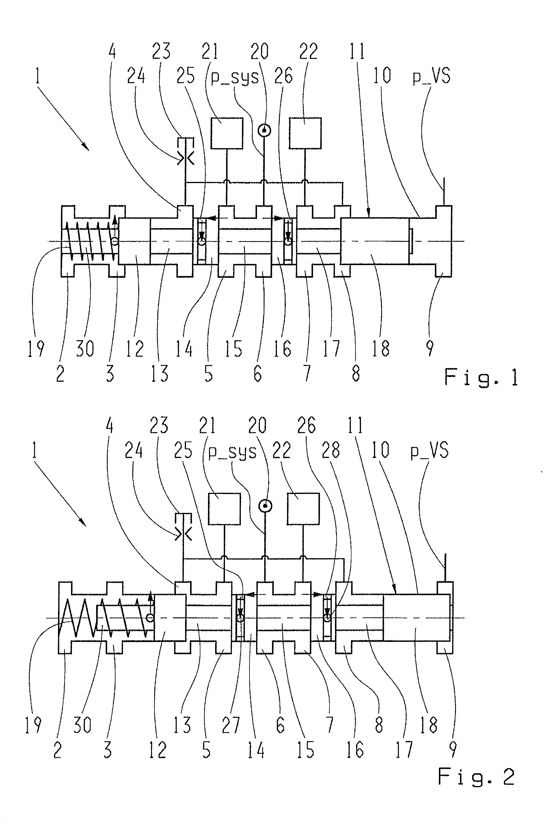 Valve device with a valve housing having multiple shift tongues