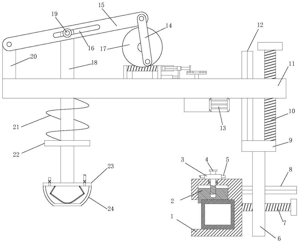 Mechanical pressing device for respiratory arrest in emergency department