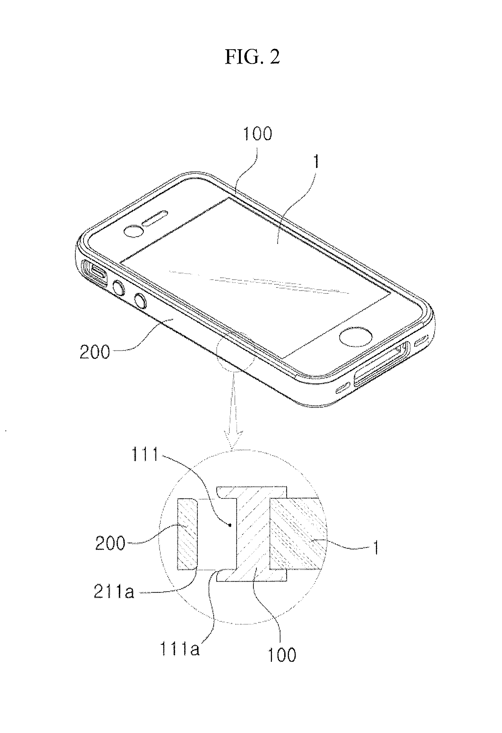 Case for bar type mobile electronic device