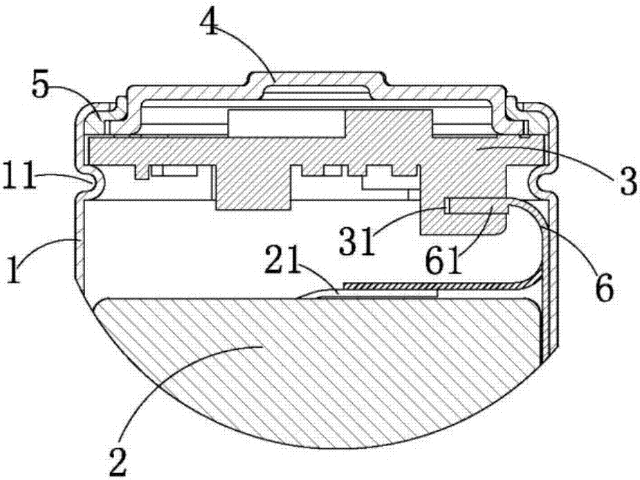 Universal rechargeable battery composed of lithium ion battery cell, and assembling method thereof