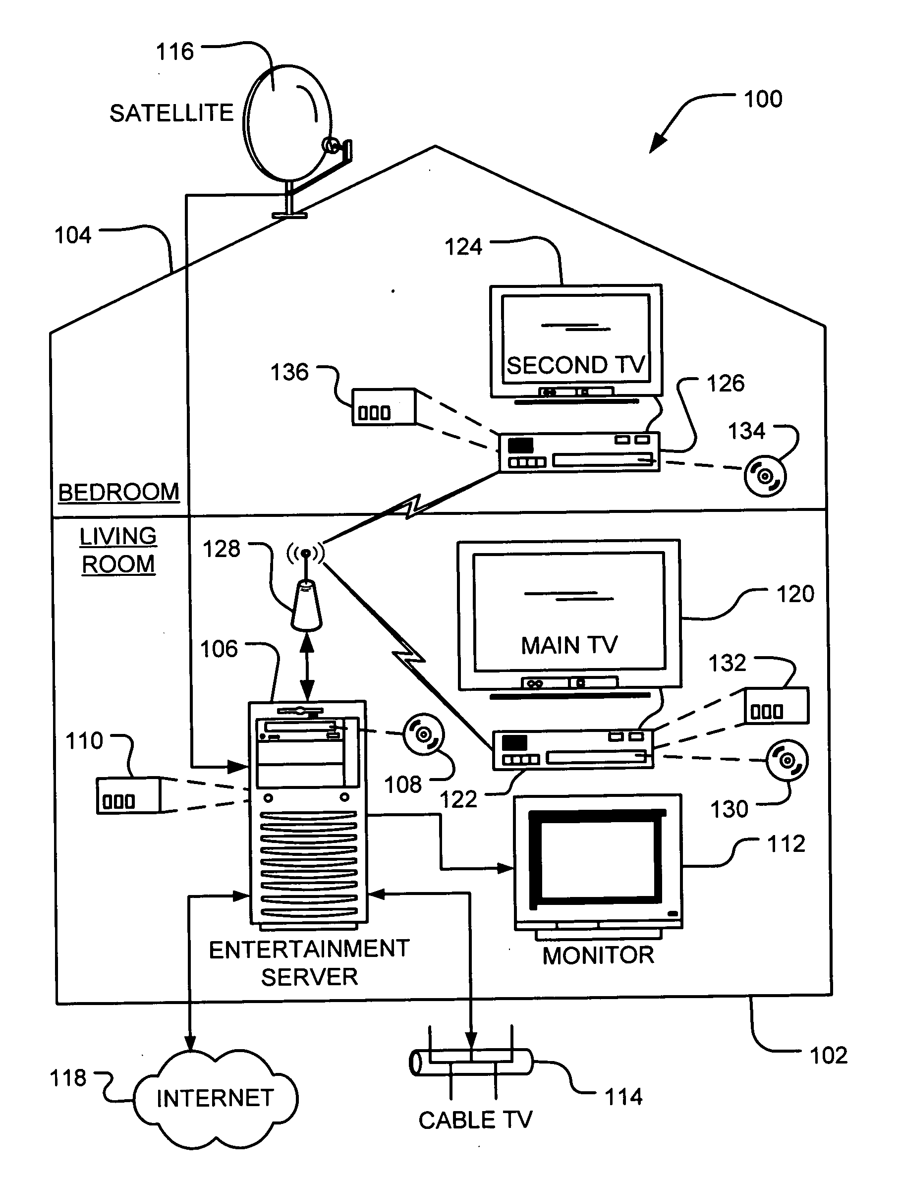 Composition of local media playback with remotely generated user interface