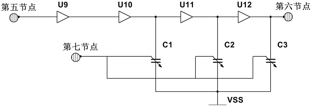 Buffer serial circuit based on transient voltage suppression