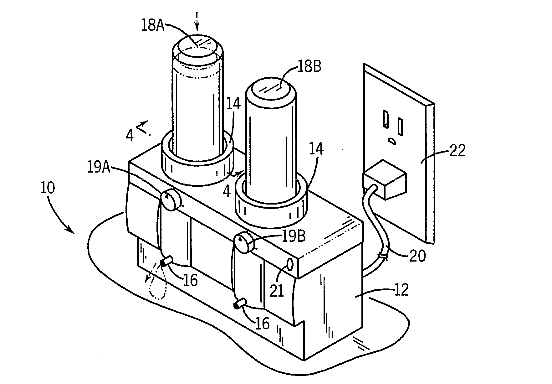 Dispensing Device For Heated Flowable Product