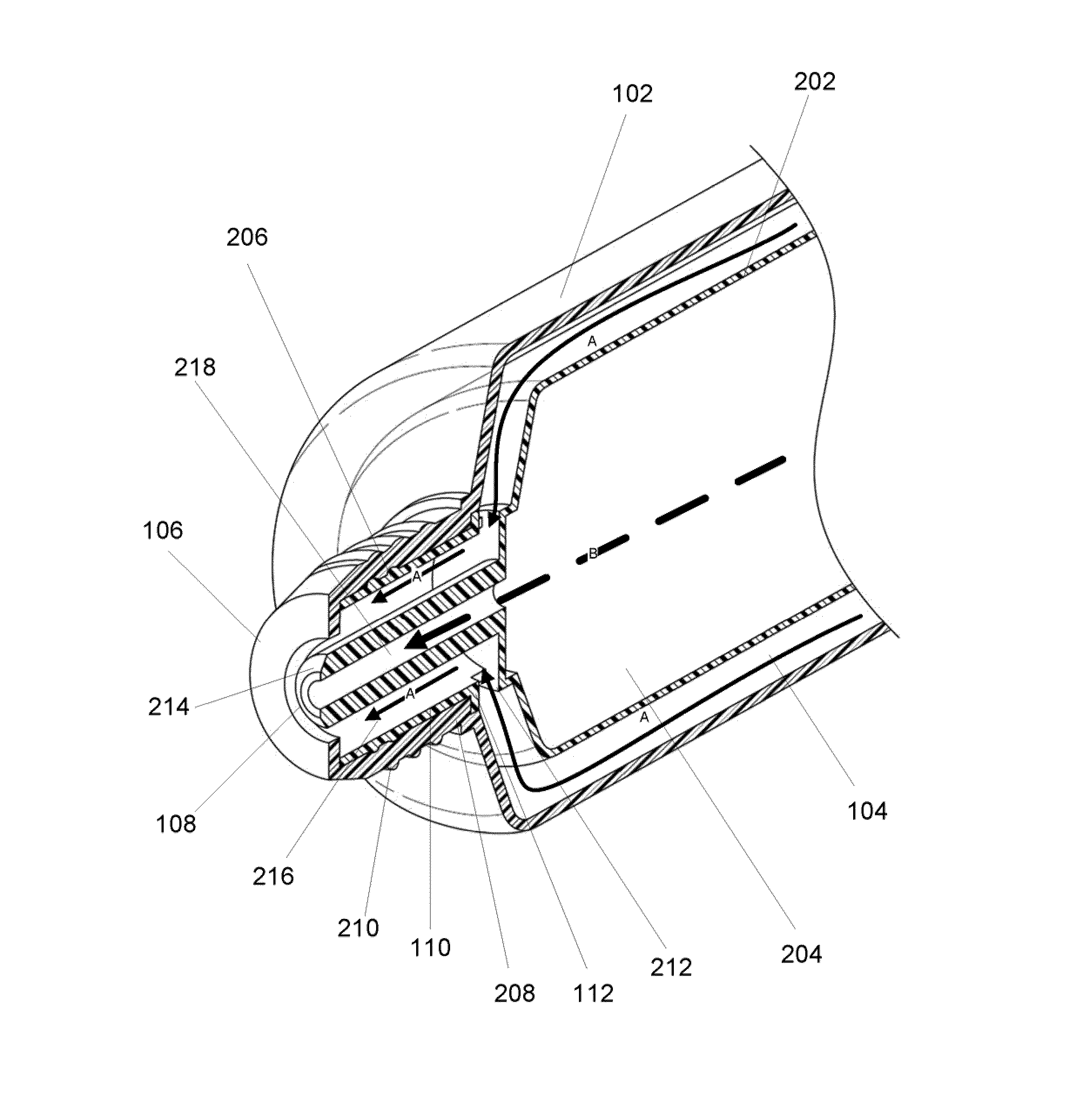 Apparatus for simultaneously dispensing two products