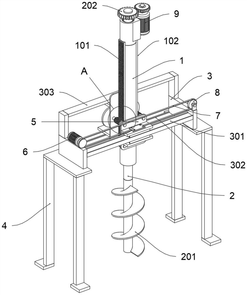 Constructional engineering concrete pipe pile pulling-out device