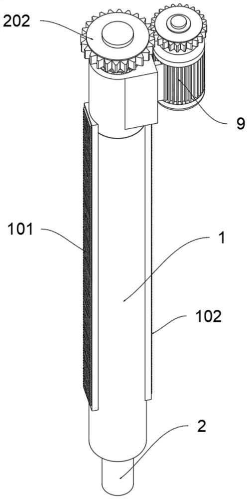 Constructional engineering concrete pipe pile pulling-out device