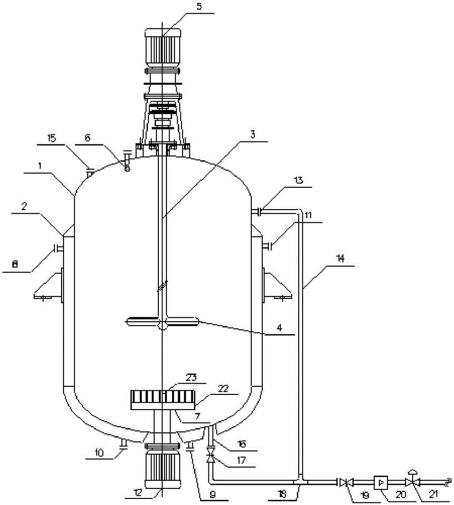 High efficient heterogeneous stirring equipment