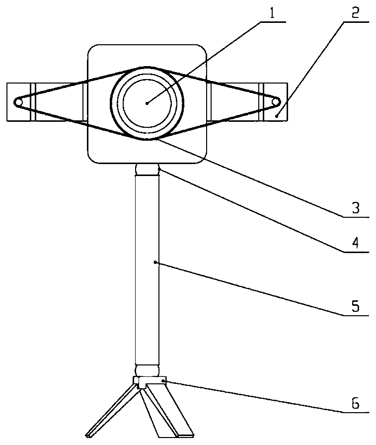 Portable speech content shooting and recording device based on optical zooming
