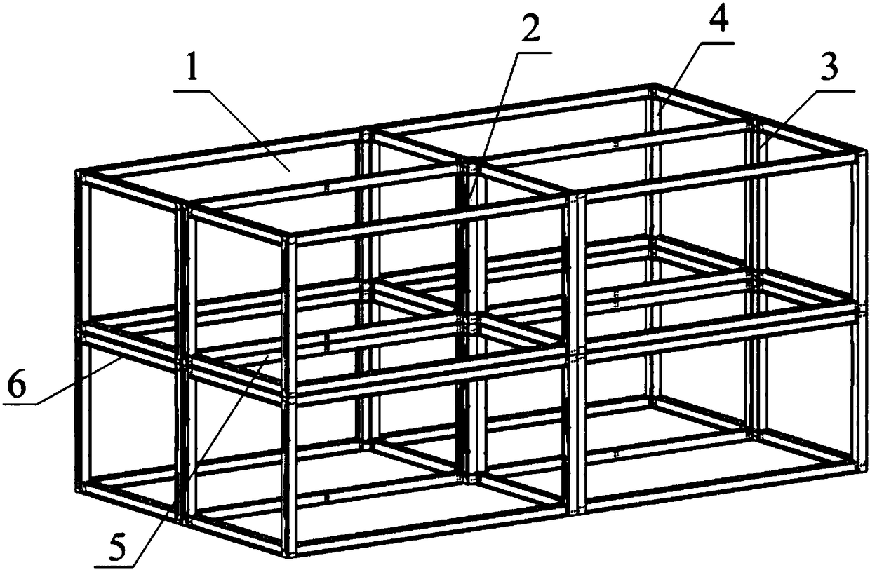 Modular steel frame