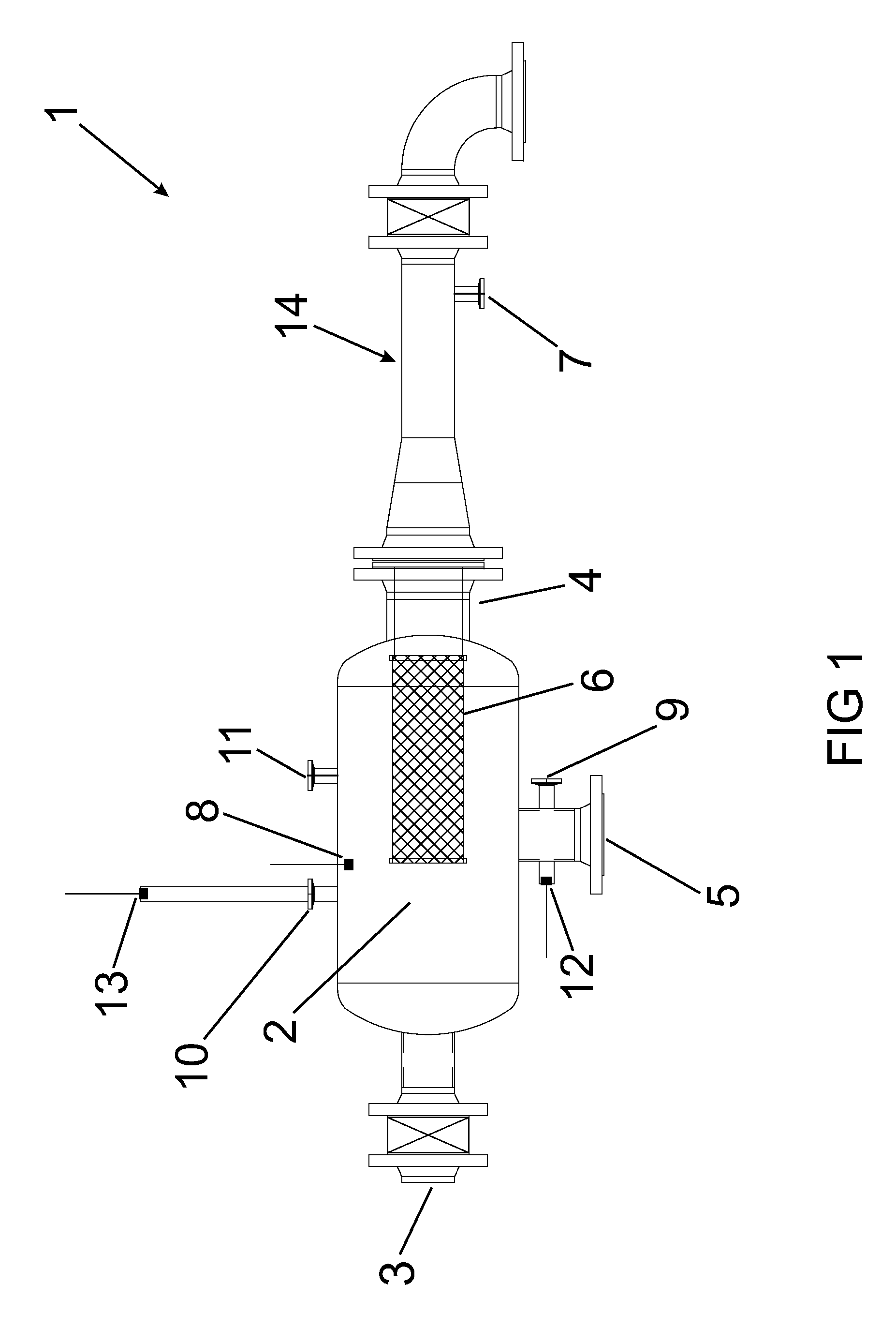 Solids separator and method of treatment for biowaste