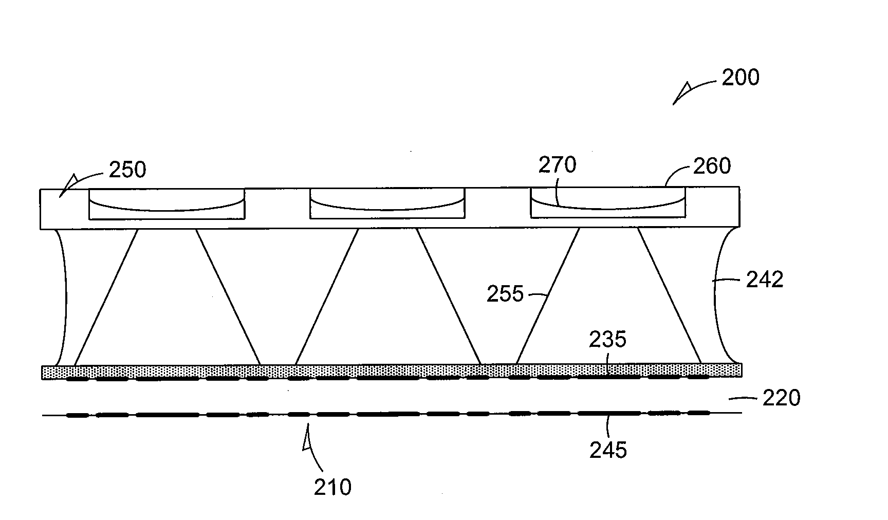 Methods and systems to form high efficiency and uniform fresnel lens arrays for ultrasonic liquid manipulation