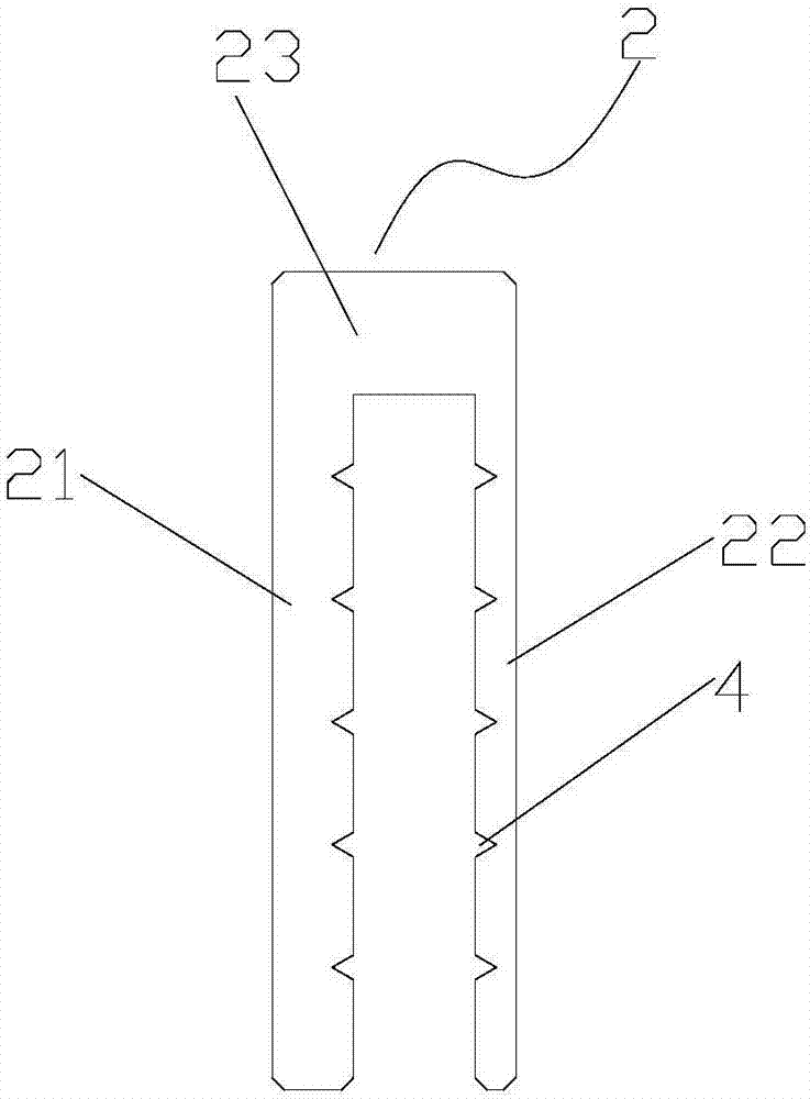 Embedded copper bar connector