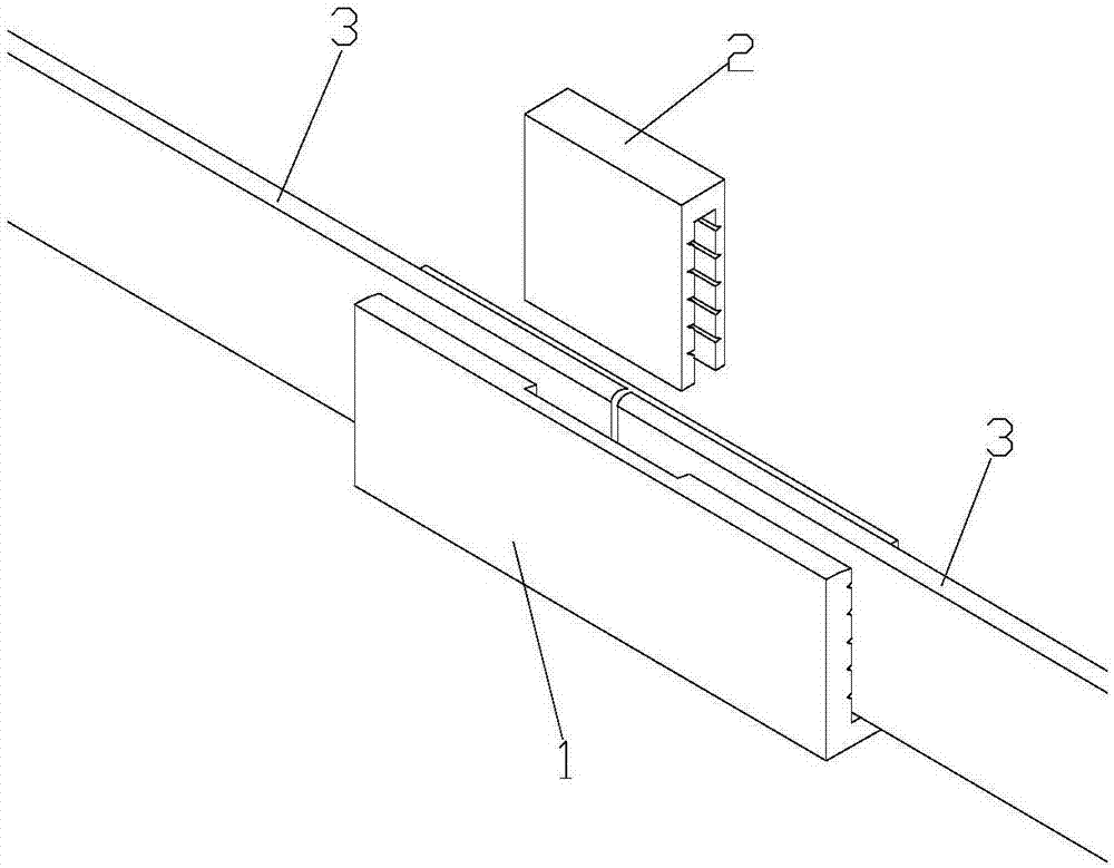 Embedded copper bar connector