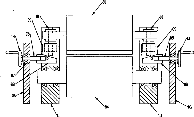 Device capable of automatically adjusting coating machine scraper gap