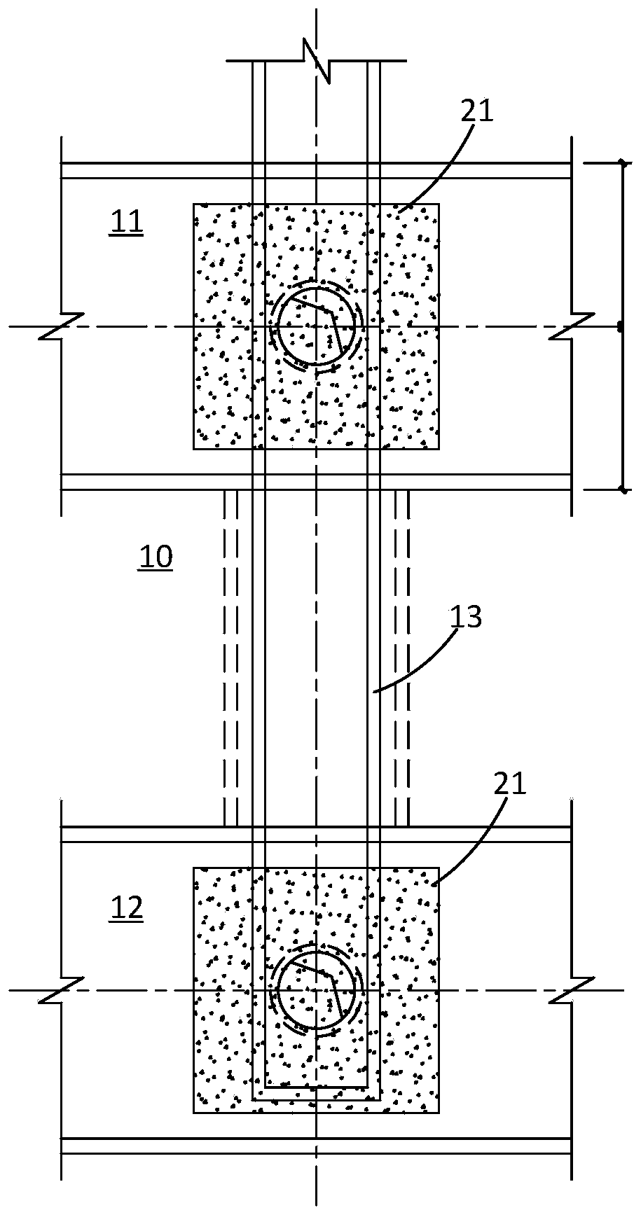 Access opening for cutter head of shield tunneling machine and construction method thereof
