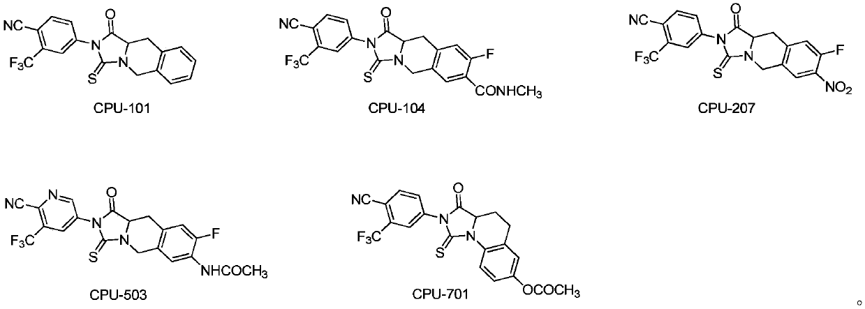 Thiohydantoin ternary and cyclic androgen receptor antagonists and uses thereof