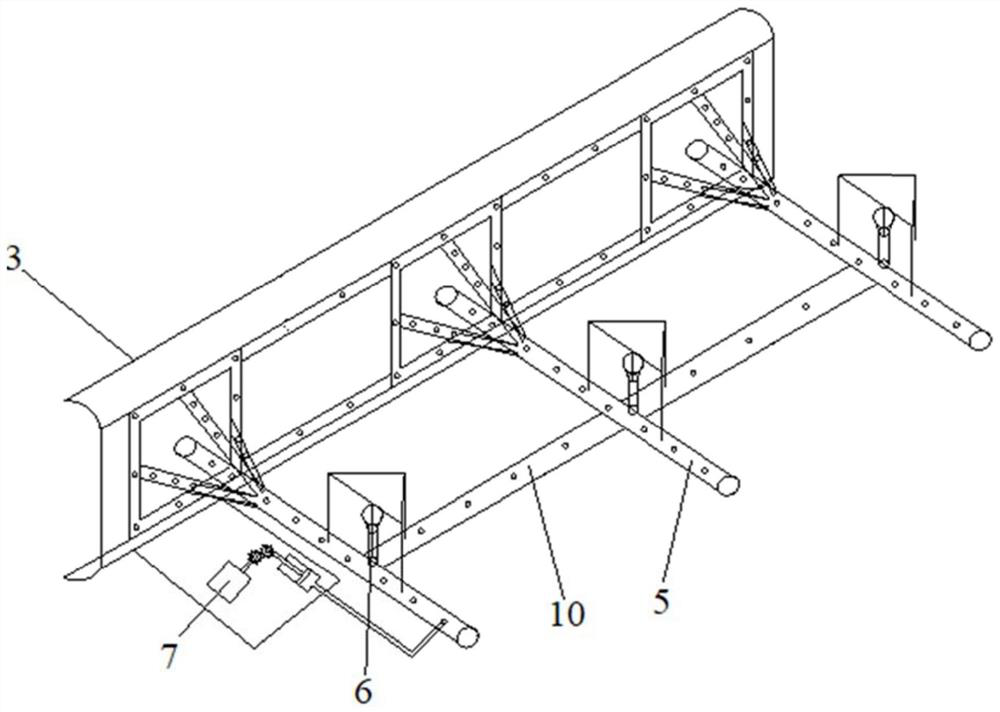 Temperature sensing type spraying and filling construction joint waterproof structure and construction method thereof