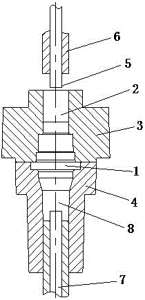 Metal plastic extrusion forging method