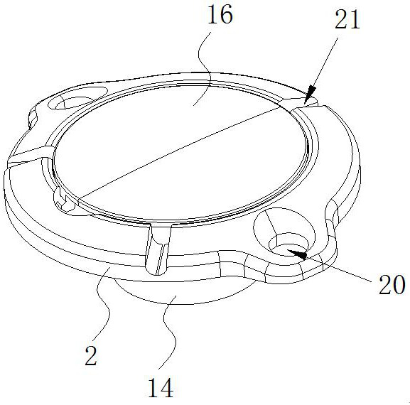 Skull hole electrode fixing device